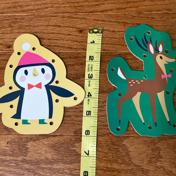 Wintertime & Christmas Lacing Shapes (set of 15) - Picture 11 of 11